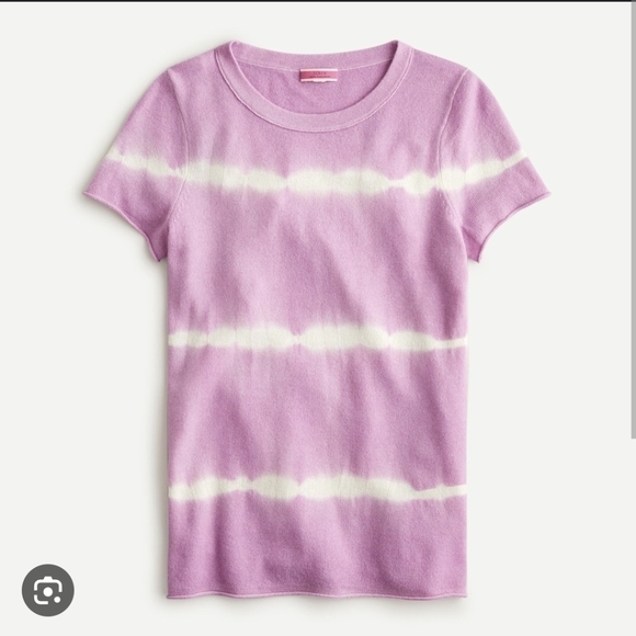 J. Crew 100% Cashmere Sweater In Sweet Violet Snow - Picture 3 of 5